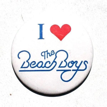 Vtg 1980s Love THE BEACH BOYS (Beach Boy Freaks) Promo Fan Club Button Pin Badge