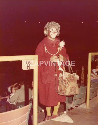 VTG 1970s Barry Lubin Carnival Circus Clown Performer Actor Photo #2462