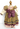 Vintage Antique Victorian French/ German Doll Dress W/ Stand 15"