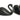 Vintage MCM Retro Black Swan Salt and Pepper Shaker Set Dinnerware Decor