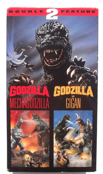 Vintage 1995 Godzilla Double Feature By Anchor Bay Video VHS