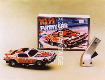 Vtg 1970s - 1980s (Aucoin) Promo Prototype Funny Car Toy Photo KISS Specs #2188