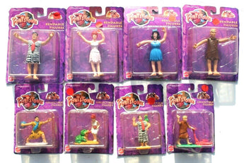Lot 8 Bendable / Collectible The Flintstones Mattel 1993 Movie Action Figure