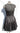 GUESS Los Angeles Black leopard women's dress sleeveless black sheer size 4