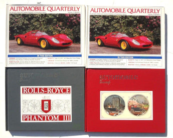 VTG 1979 AUTOMOBILE QUARTERLY Book VOLUME 17 No. 1, 2 & 3 Anniversary Edition