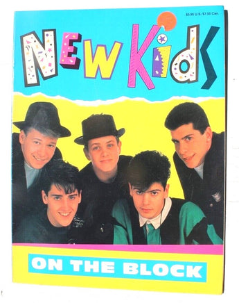 Vintage NEW KIDS ON THE BLOCK 1990 Concert Tour PROGRAM BOOK Music NKOTB