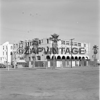Vtg 1964 Venice Beach CA St. Marks Hotel Getting Knocked Down Photo #1973
