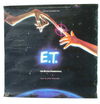 Vtg Movie Soundtrack Release In Store Music Poster 1982 ET The Extra Terrestrial