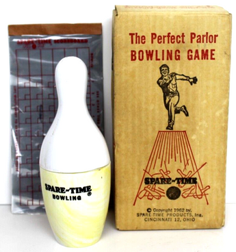 Vintage 1962 ORIGINAL#1062-M Spare-Time Bowling Game Spare-Time Products