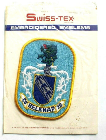 Sealed Vtg Embroidered Emblem Patch Swiss-Tex CO Belknap 26 NOS
