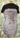 Women's Twelve Layers Silver Black Cocktail Casual Contemporary Dress Medium