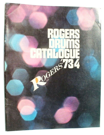 Vtg 1973 Rogers Drums Catalogue Salesman Brochure Booklet Catalog Book RARE