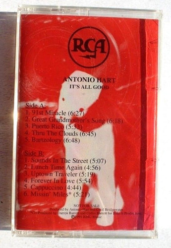 Sealed 1995 ANTONIO HART (It's All Good) RCA Promo Cassette