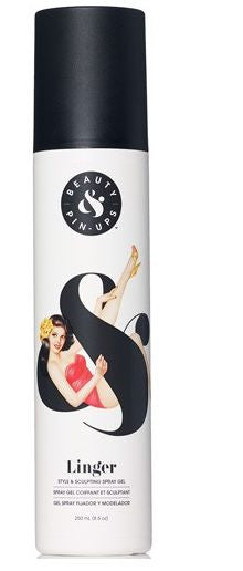 New BEAUTY PIN-UPS Linger Style & Sculpting Spray Gel (8.5 oz)