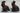 Cast Iron Amish Salt & Pepper Husband & Wife on S & P Rocking Chair Shakers