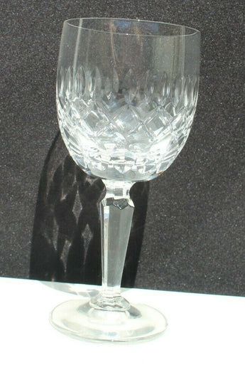 Vintage Waterford Crystal Red Wine Champagne Glass Ludlow 7 1/4" Tall X 3 1/4"