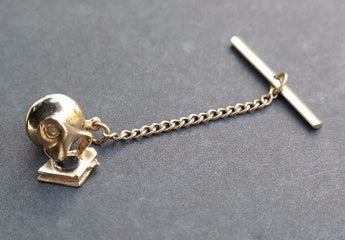 Vintage SWANK Gold Phonograph Tie Tack