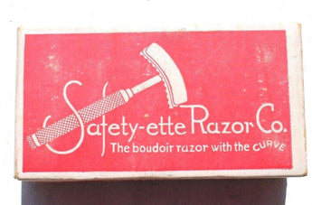 100 Vtg 1930s Saftey-ette Razor Blades New York Chicago Made in Los Angeles NOS