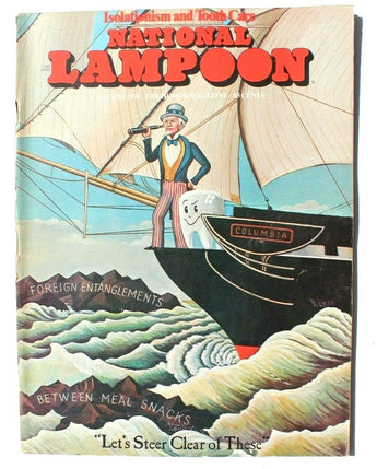Vtg August 1974 National Lampoon Magazine Vol. 1 No. 53 Isolationism Tooth Care