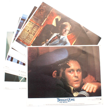 8 Vtg 1983 Twilight Zone The Movie Movie Promo Film Press Kit Lobby Card 11X14