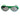 Vtg Retro 70s Vtg I Ski Japan Green Vail Jr Mirrored Aviator Youth Sunglasses