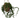 New BOHO Wicker Vase W/ Rocks Fake Hanging Plant Artificial Beaded Succulent