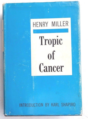 TROPIC OF CANCER by Henry Miller 1961 GROVE PRESS 3rd Printing BOOK