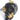Black Gold Halloween Skull W/ Bees Room Decor Decoration Figurine Sculpture