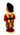 Ricardo Di Roma Italian Swiss Guard Uniform Souvenir Memory Plastic Doll 5 1/2”