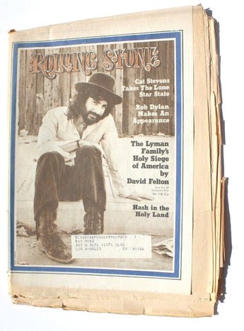 Vtg Rolling Stones January 6, 1972 Issue No. 99 Magazine Newspaper - Bob Dylan