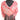 NEW Pink / Salmon WOMENS BUTTON UP / Over Shoulder TRENDY Scarf