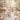 New Pink White Laura Ashley Toile Easter Bunny Girl Figurine Holiday Decor