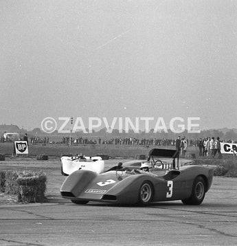 Vtg 1968 Carlo Abarth Fiat Racing #3 (Alfa Rameo) Car Vienna Photo #1545