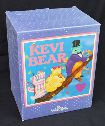 Vintage 1988 Robert Raikes Bear Applause KEVI BEAR Empty Box 17019
