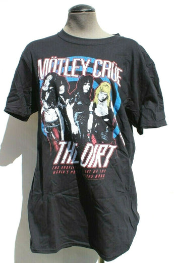 New Authentic 2019 MOTLEY CRUE The Dirt T-Shirt Mens - Medium