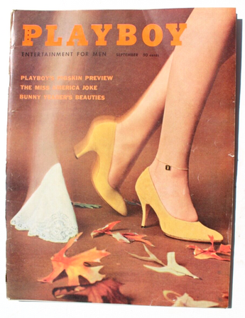 Vtg September 1959 Playboy Magazine Vol. 6 No. 9 Marianne Gaba W/ Centerfold