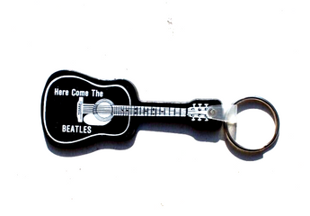 RARE Vtg 1966 The Beatles Promo KYA Radio 1260 San Francisco Guitar Key Chain