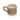 New Holiday Frosted Christmas House W/ Candy Cane Handle Coffee Tea Mug W/ Lid