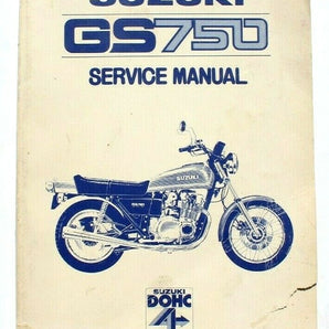 Vintage 1976 SUZUKI DOHC MOTORCYCLE GS750 SERVICE MANUAL 4 Stroke