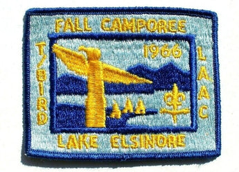 Vtg 1966 BSA (Boy Scouts Of America) Fall Camporee Lake Elsinore LAAC Patch