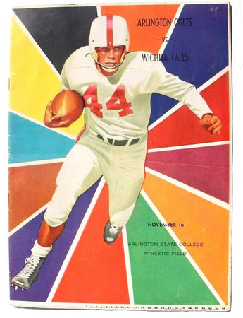 1956 ARLINGTON COLTS vs WICHITA FALLS COYOTES Texas High School FOOTBALL Program
