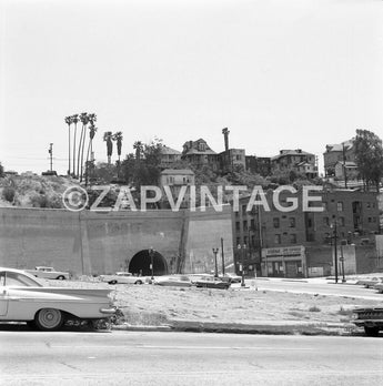Vintage 1964 Downtown Los Angeles Tunnel Old Car Chevy Impala Photo #2117