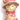 VTG 1970s Big Bonnet Girl Figure BABY Kitsch BROWN Hair Ceramic Statue Flowers