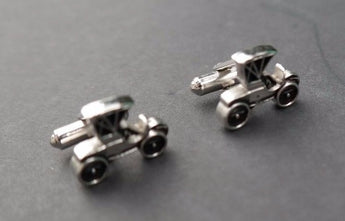 Vtg FORD Model A / T Car (Buggy) Men's CUFFLINKS (Excellent 2 of 100)