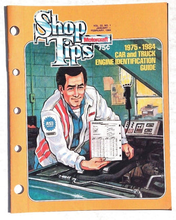 Vtg Jan - Feb 1984 Shop Tips Motorcraft Vol. 22 No. 1 Car & Truck Engine Guide