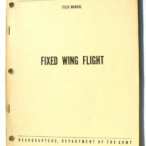 Vtg July 1973 Fixed Wing Flight (Headquarters Dept. Of The Army) Field Booklet