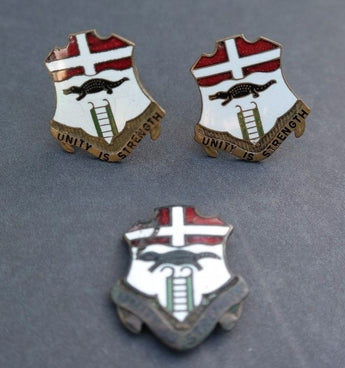 Vtg Unity Is Strength 6 Infantry Military Men's CUFFLINKS (Excellent 23 of 100)