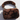 Antique VINTAGE 1900s MINIATURE Brown Fury Accessory DOLL PURSE W/ Handle
