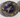 3 Vtg 1920s HH&G Ltd England Hand Painted Blue GOLDEN MOON 4.5" Tea Cup Plate