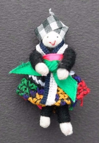 Vintage Mini Miniature Eastern European Folk Doll
